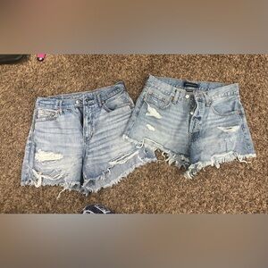 Woman’s Junior American eagle jean shorts
